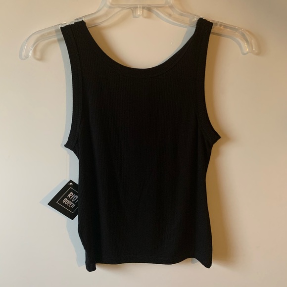 Black tank top “future” neon - Picture 3 of 4